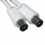 Televes Antenna Cable IEC 100dB 1.5m White