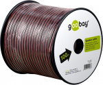 Goobay Speaker Cable red;black CCA 100 m spool, cable diameter 2 x 4.0 mm² Goobay Speaker Cable red;black CCA 100 m spool, cable diameter 2 x 4.0 mm²