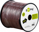 Goobay Speaker Cable red;black CU 100 m spool, cable diameter 2 x 0.75 mm² Goobay Speaker Cable red;black CU 100 m spool, cable diameter 2 x 0.75 mm²