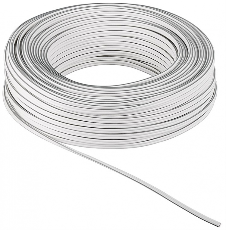 Goobay Speaker Cable white CU 100 m spool, cable diameter 2 x 0.75 mm² Goobay Speaker Cable white CU 100 m spool, cable diameter 2 x 0.75 mm²