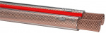 Goobay Speaker Cable transparent CU 25 m roll, cable diameter 2 x 0.5 mm²