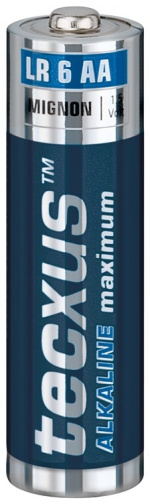tecxus LR6/AA (Mignon) Battery, 10 pcs. blister alkaline manganese battery, 1.5 V