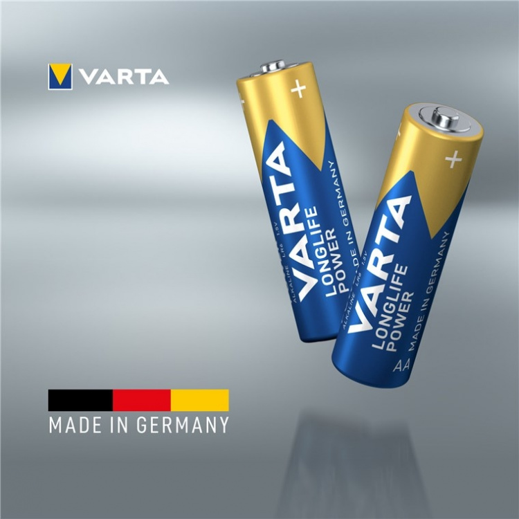 Varta LR6/AA (Mignon) (4906) Battery, 12 pcs. box alkaline manganese battery, 1.5 V Varta LR6/AA (Mignon) (4906) Battery, 12 pcs. box alkaline manganese battery, 1.5 V