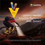Varta LR6/AA (Mignon) (4906) Battery, 12 pcs. box alkaline manganese battery, 1.5 V Varta LR6/AA (Mignon) (4906) Battery, 12 pcs. box alkaline manganese battery, 1.5 V