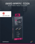 ClickTronic Ultra High Speed HDMI™ Cable Premium cable | 1x HDMI™ plug 1x HDMI™ plug | 2.0 m | UHD 8K @ 60 Hz