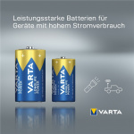 Varta LR20/D (Mono) (4920) Battery, 1 pc. bulk alkaline manganese battery, 1.5 V