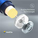 Varta 6LR61/6LP3146/9 V Block (4922) Battery, 1 pc. bulk alkaline manganese battery, 9 V
