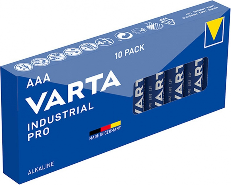 Varta LR03/AAA (Micro) (4003) Battery, 10 pcs. box alkaline manganese battery, 1.5 V Varta LR03/AAA (Micro) (4003) Battery, 10 pcs. box alkaline manganese battery, 1.5 V