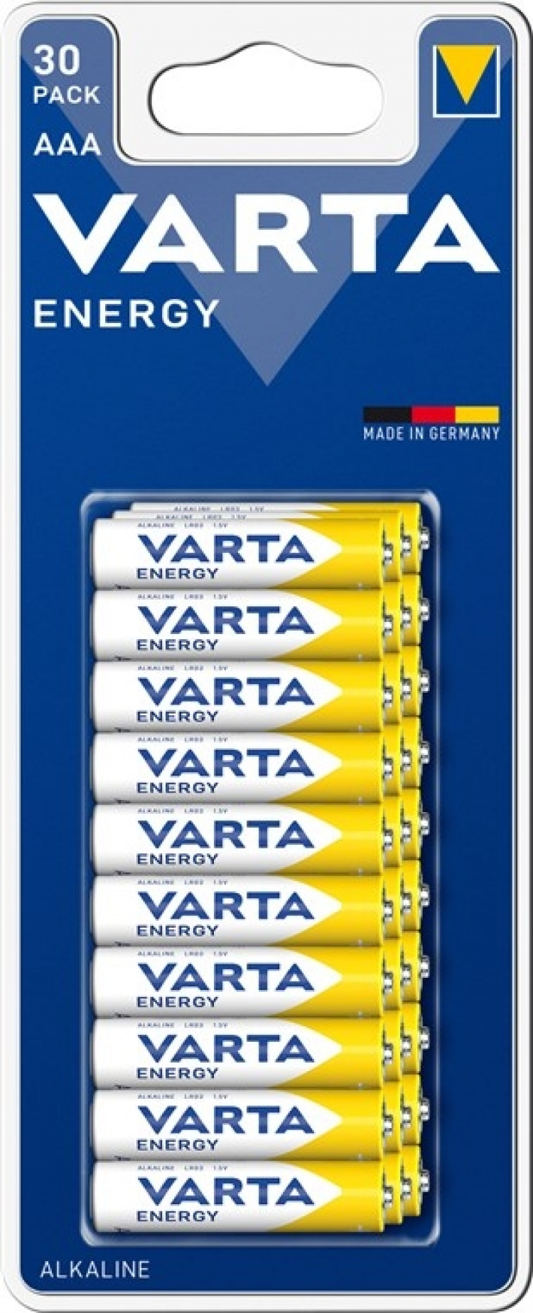 Varta LR03/AAA (Micro) (4103) Battery, 30 pcs. in blister alkaline manganese battery, 1.5 V Varta LR03/AAA (Micro) (4103) Battery, 30 pcs. in blister alkaline manganese battery, 1.5 V