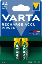Varta AA (Mignon)/HR6 (56706) Rechargeable - 2100 mAh, 2 pc. blister Low-self-discharge NiMH battery (ready-to-use), 1.2 V
