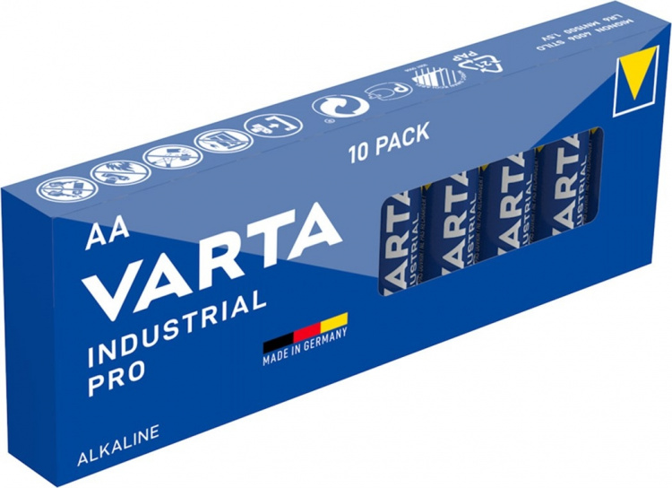 Varta LR6/AA (Mignon) (4006) Battery, 10 pcs. box alkaline manganese battery, 1.5 V