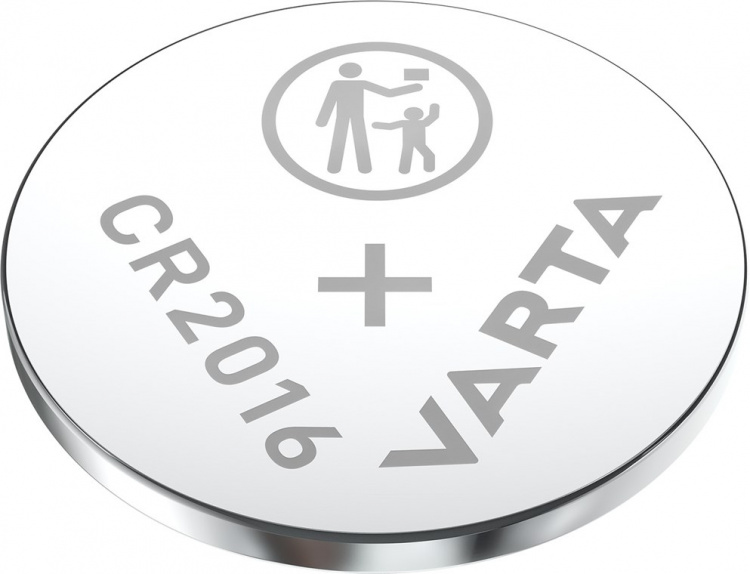 Varta CR2016 (6016) Battery, 5 pcs. in blister lithium button cell, 3 V Varta CR2016 (6016) Battery, 5 pcs. in blister lithium button cell, 3 V