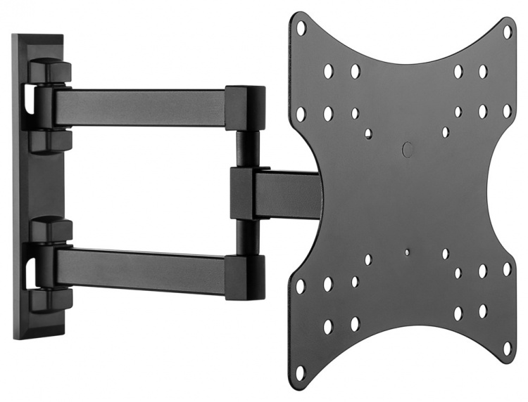 Goobay TV wall mount Basic FULLMOTION (S) for TVs from 23 to 42 inch (58-107cm), fully movable double arm joint (swivel and tilt) up to 20 kg Goobay TV wall mount Basic FULLMOTION (S) for TVs from 23 to 42 inch (58-107cm), fully movable double arm joint (swivel and tilt) up to 20 kg