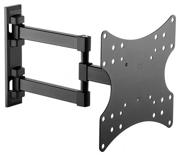 Goobay TV wall mount Basic FULLMOTION (S) for TVs from 23 to 42 inch (58-107cm), fully movable double arm joint (swivel and tilt) up to 20 kg Goobay TV wall mount Basic FULLMOTION (S) for TVs from 23 to 42 inch (58-107cm), fully movable double arm joint (swivel and tilt) up to 20 kg
