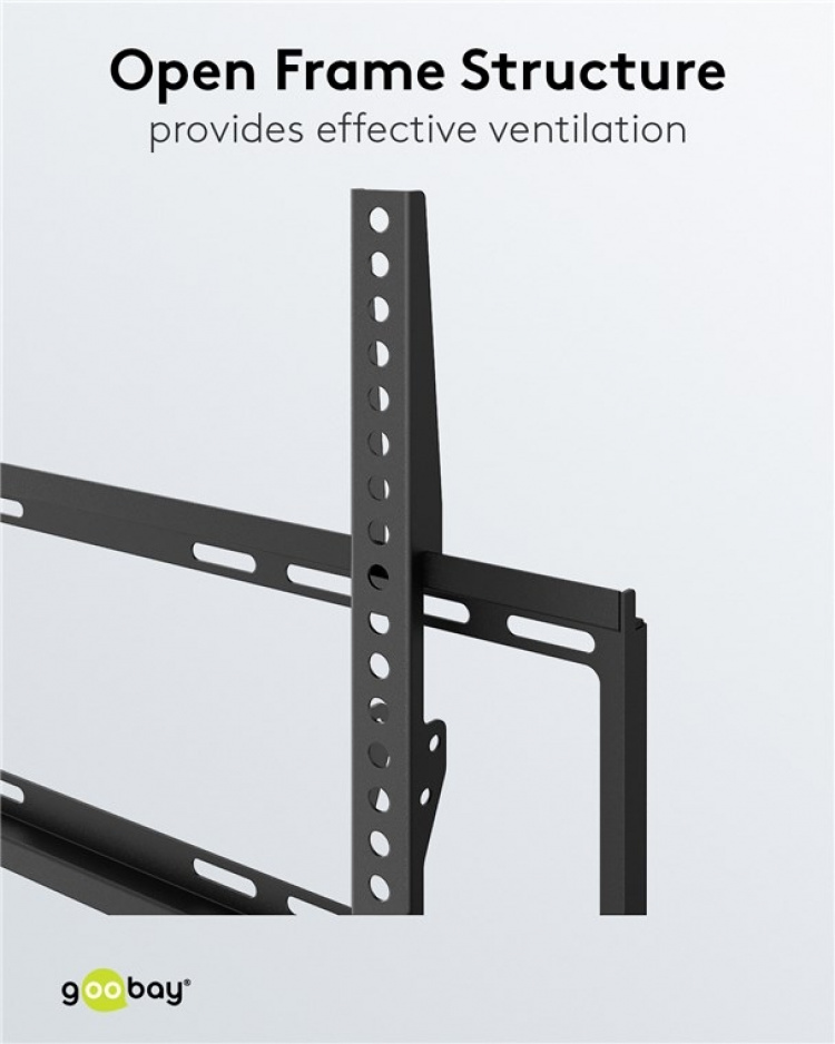Goobay TV wall mount Basic FIXED (M) for TVs from 32 to 55 inch (81-140 cm) up to 35 kg Goobay TV wall mount Basic FIXED (M) for TVs from 32 to 55 inch (81-140 cm) up to 35 kg