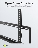 Goobay TV wall mount Basic FIXED (L) for TVs from 37 to 70 inch (94-178 cm) to 35 kg