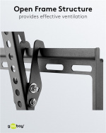 Goobay TV wall mount Basic TILT (L) for TVs from 37 to 70 inch (94-178 cm), tiltable up to 35 kg Goobay TV wall mount Basic TILT (L) for TVs from 37 to 70 inch (94-178 cm), tiltable up to 35 kg