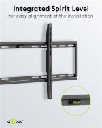 Goobay TV wall mount Basic FIXED (XL) for TVs from 43 to 100 inch (109-254 cm) to 75 kg