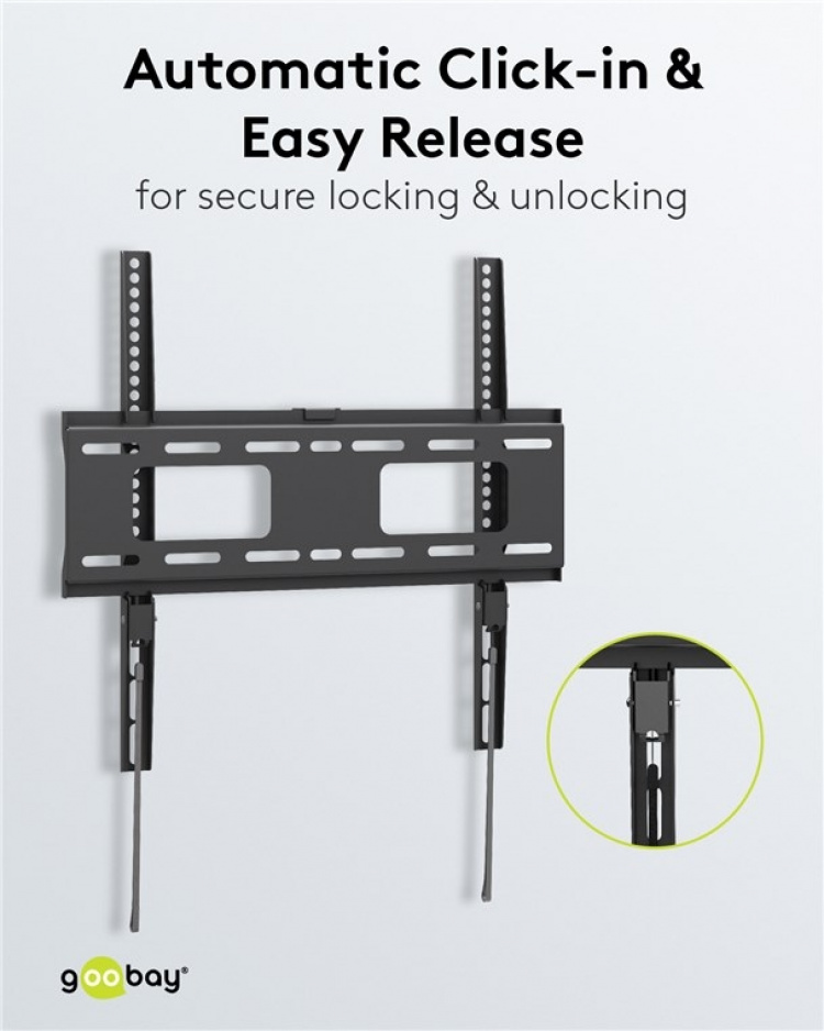 Goobay TV wall mount Pro FIXED (M) for TVs from 32 to 55 inch (81-140 cm) up to 50 kg