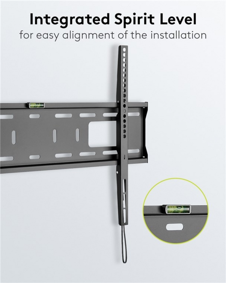 Goobay TV wall mount Pro FIXED (L) for TV sets from 37 to 70 inch (94-178 cm) up to 50 kg