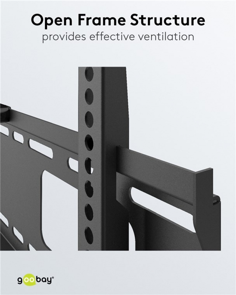 Goobay TV wall mount Pro FIXED (XL) for TVs from 43 to 100 inch (109-254 cm) to 75 kg Goobay TV wall mount Pro FIXED (XL) for TVs from 43 to 100 inch (109-254 cm) to 75 kg