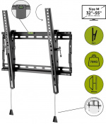 Goobay TV wall mount Pro TILT (M) for TVs from 32 to 55 inch (81-140 cm) to 70 kg
