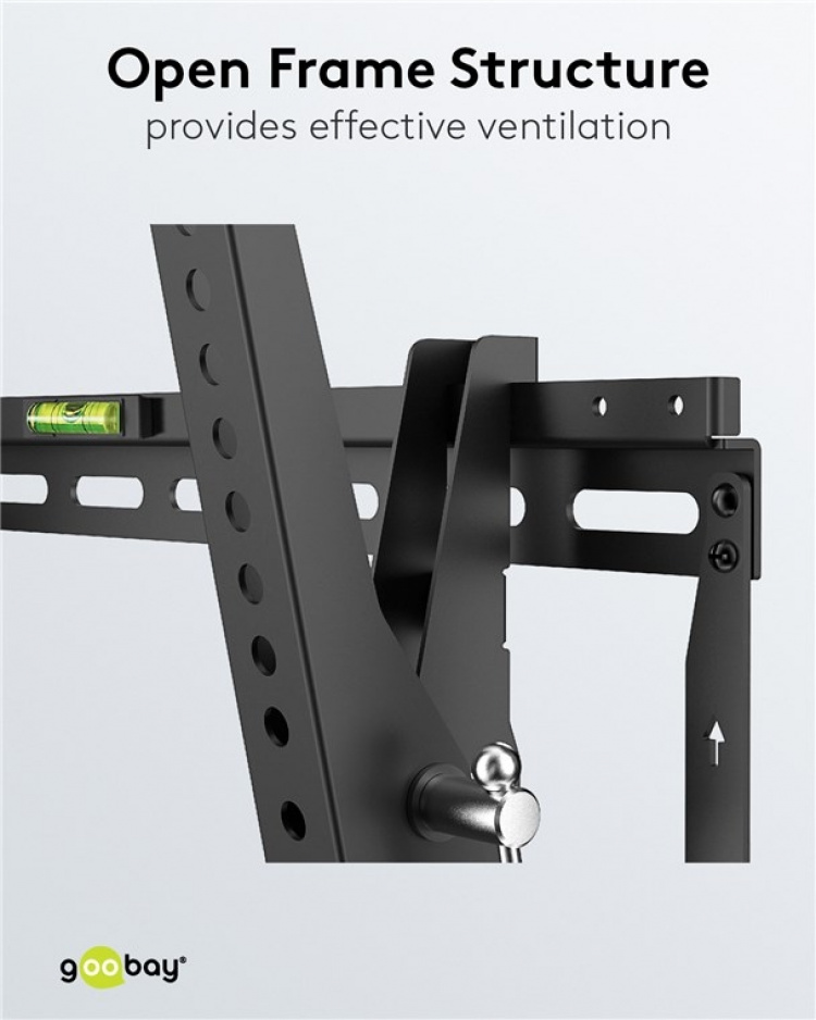 Goobay TV wall mount Pro TILT (M) for TVs from 32 to 55 inch (81-140 cm) to 70 kg