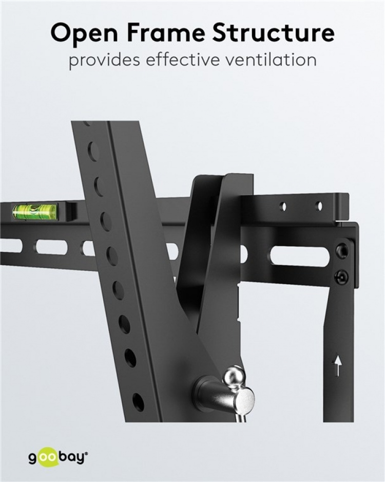 Goobay TV wall mount Pro TILT (L) for TVs from 37 to 70 inch (94-178 cm), tiltable up to 70 kg