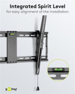 Goobay TV wall mount Pro TILT (L) for TVs from 37 to 70 inch (94-178 cm), tiltable up to 70 kg
