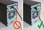Goobay CAT 6A Patchcable 1x 90° Angled, S/FTP (PiMF), white copper conductor (CU), halogen-free cable sheath (LSZH), latch on top