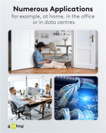 Goobay Fibre-optic Cable (FTTH), Singlemode (OS2) White,(Simplex) optical fibre (FOC), SC-APC (8°) male > LC-UPC male, halogen-free cable sheath (LSZH) Goobay Fibre-optic Cable (FTTH), Singlemode (OS2) White,(Simplex) optical fibre (FOC), SC-APC (8°) male > LC-UPC male, halogen-free cable sheath (LSZH)