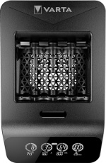 Varta LCD Smart Charger+ (Type 57684) incl. 4x AA 2100 mAh Charges up to 4x AA batteries or AAA batteries (NiMH) simultaneously