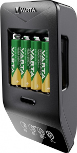 Varta LCD Smart Charger+ (Type 57684) incl. 4x AA 2100 mAh Charges up to 4x AA batteries or AAA batteries (NiMH) simultaneously