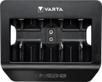 Varta LCD Universal Charger+ (Type 57688) Charges 1x 9 V battery or up to 4x AA batteries, AAA batteries, C or D batteries (NiMH) simultaneously Varta LCD Universal Charger+ (Type 57688) Charges 1x 9 V battery or up to 4x AA batteries, AAA batteries, C or D batteries (NiMH) simultaneously