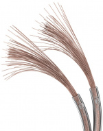 Goobay Speaker Cable transparent CCA 10 m roll, cable diameter 2 x 2.5 mm²