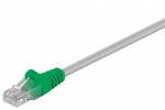 Goobay CAT 5e Crossover Patch Cable, U/UTP, grey-green copper-clad aluminium wire (CCA)