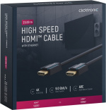 ClickTronic High Speed HDMI™ Cable Premium cable | 1x HDMI™ plug 1x HDMI™ plug | 15.0 m | UHD 4K @ 30 Hz ClickTronic High Speed HDMI™ Cable Premium cable | 1x HDMI™ plug 1x HDMI™ plug | 15.0 m | UHD 4K @ 30 Hz