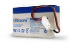 Ultracell Lead acid battery 12 V, 0,8 Ah (UL0.8-12) AMP male lead acid battery Ultracell Lead acid battery 12 V, 0,8 Ah (UL0.8-12) AMP male lead acid battery