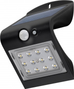 Goobay LED Solar Wall Light with Motion Sensor, 1.5 W, Black solar garden light is a neutral white lighting solution for entrances, carports and staircases Goobay LED Solar Wall Light with Motion Sensor, 1.5 W, Black solar garden light is a neutral white lighting solution for entrances, carports and staircases