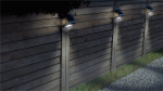 Goobay LED Solar Wall Light with Motion Sensor, 1.5 W, Black solar garden light is a neutral white lighting solution for entrances, carports and staircases Goobay LED Solar Wall Light with Motion Sensor, 1.5 W, Black solar garden light is a neutral white lighting solution for entrances, carports and staircases
