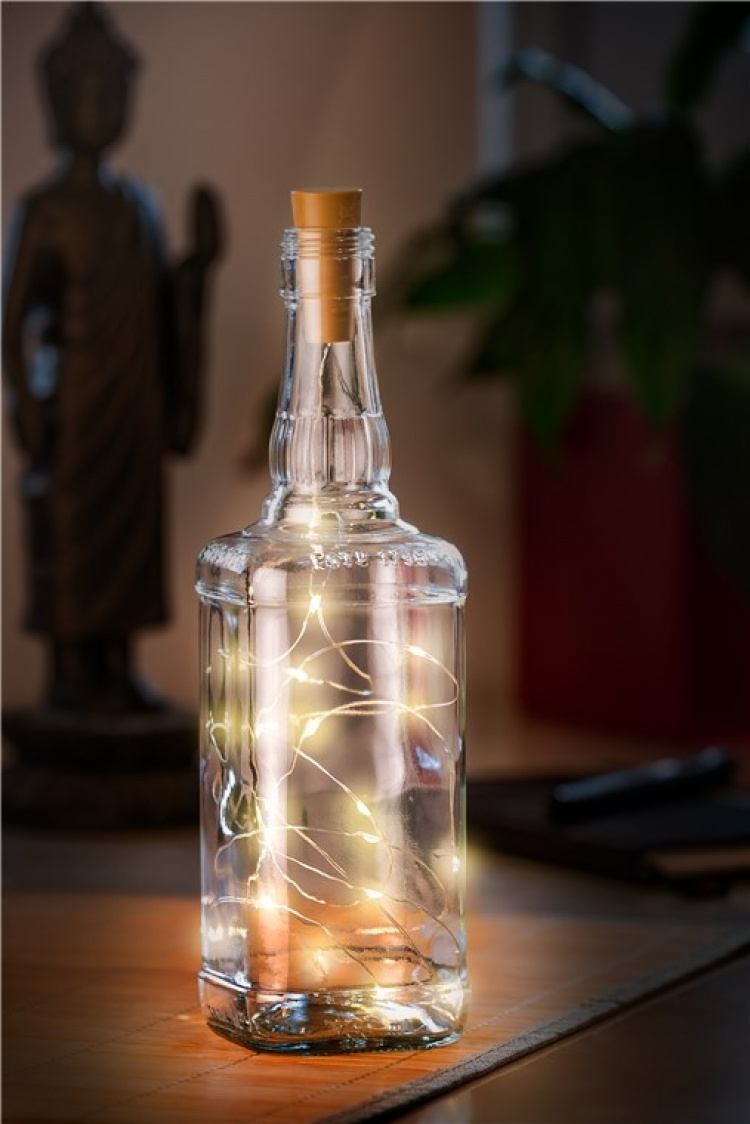 Goobay 10 x Bottle String Light with 20 LEDs atmospheric lighting decoration for glass bottles Goobay 10 x Bottle String Light with 20 LEDs atmospheric lighting decoration for glass bottles