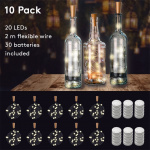 Goobay 10 x Bottle String Light with 20 LEDs atmospheric lighting decoration for glass bottles Goobay 10 x Bottle String Light with 20 LEDs atmospheric lighting decoration for glass bottles