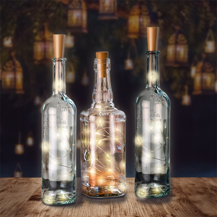 Goobay Bottle String Light with 10 LEDs, incl. Timer atmospheric lighting decoration for glass bottles