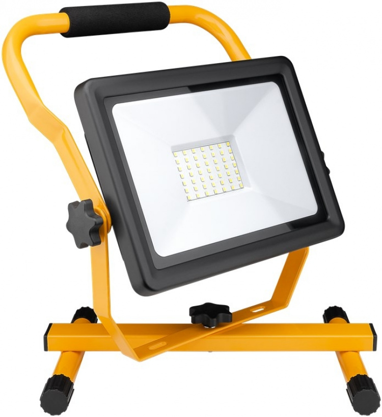 Goobay LED Work Light with Stand, 50 W with 4250 lm and cool white light (6500 K), suitable for indoor and outdoor use (IP65) Goobay LED Work Light with Stand, 50 W with 4250 lm and cool white light (6500 K), suitable for indoor and outdoor use (IP65)