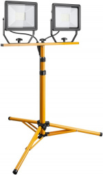 Goobay LED Work Light with Telescopic Tripod, 2x 50 W with a total of 8500 lm and cool white light (6500 K), suitable for indoor and outdoor use (IP65) Goobay LED Work Light with Telescopic Tripod, 2x 50 W with a total of 8500 lm and cool white light (6500 K), suitable for indoor and outdoor use (IP65)