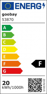 Goobay LED Outdoor Floodlight, 20 W with 1700 lm, neutral white light (4000 K) and M16 cable gland, suitable for outdoor use (IP65) Goobay LED Outdoor Floodlight, 20 W with 1700 lm, neutral white light (4000 K) and M16 cable gland, suitable for outdoor use (IP65)