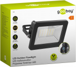 Goobay LED Outdoor Floodlight, 30 W with 2550 lm, neutral white light (4000 K) and M16 cable gland, suitable for outdoor use (IP65)