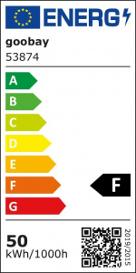 Goobay LED Outdoor Floodlight, 50 W with 4250 lm, neutral white light (4000 K) and M16 cable gland, suitable for outdoor use (IP65) Goobay LED Outdoor Floodlight, 50 W with 4250 lm, neutral white light (4000 K) and M16 cable gland, suitable for outdoor use (IP65)