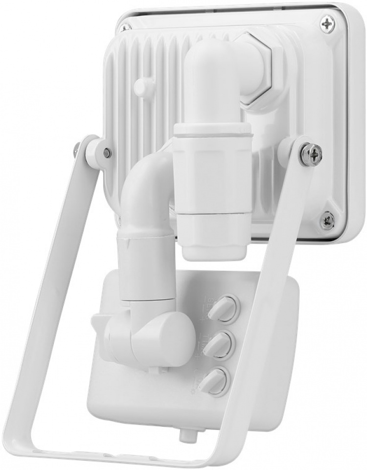 Goobay LED Outdoor Floodlight, 10 W, with Motion Sensor with 850 lm, neutral white light (4000 K), PIR sensor with ON/OFF function and M16 cable gland, suitable for outdoor use (IP44) Goobay LED Outdoor Floodlight, 10 W, with Motion Sensor with 850 lm, neutral white light (4000 K), PIR sensor with ON/OFF function and M16 cable gland, suitable for outdoor use (IP44)