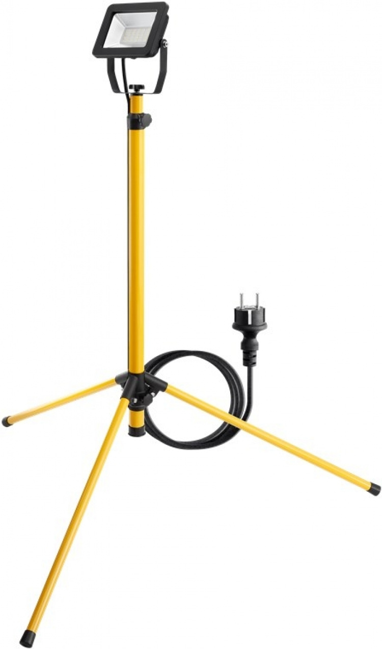 Goobay LED Work Light with Telescopic Tripod, 30 W with 2550 lm and neutral white light (4000 K), suitable for indoor and outdoor use (IP65) Goobay LED Work Light with Telescopic Tripod, 30 W with 2550 lm and neutral white light (4000 K), suitable for indoor and outdoor use (IP65)